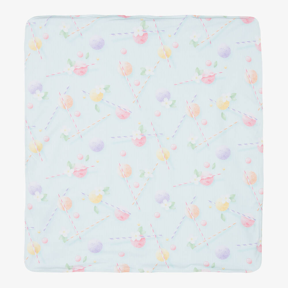 Lapin House - Baby Girls Green Ice Cream Blanket (80cm) | Childrensalon