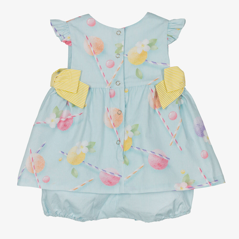 Lapin House-Baby Girls Green Ice Cream Dress | Childrensalon Outlet