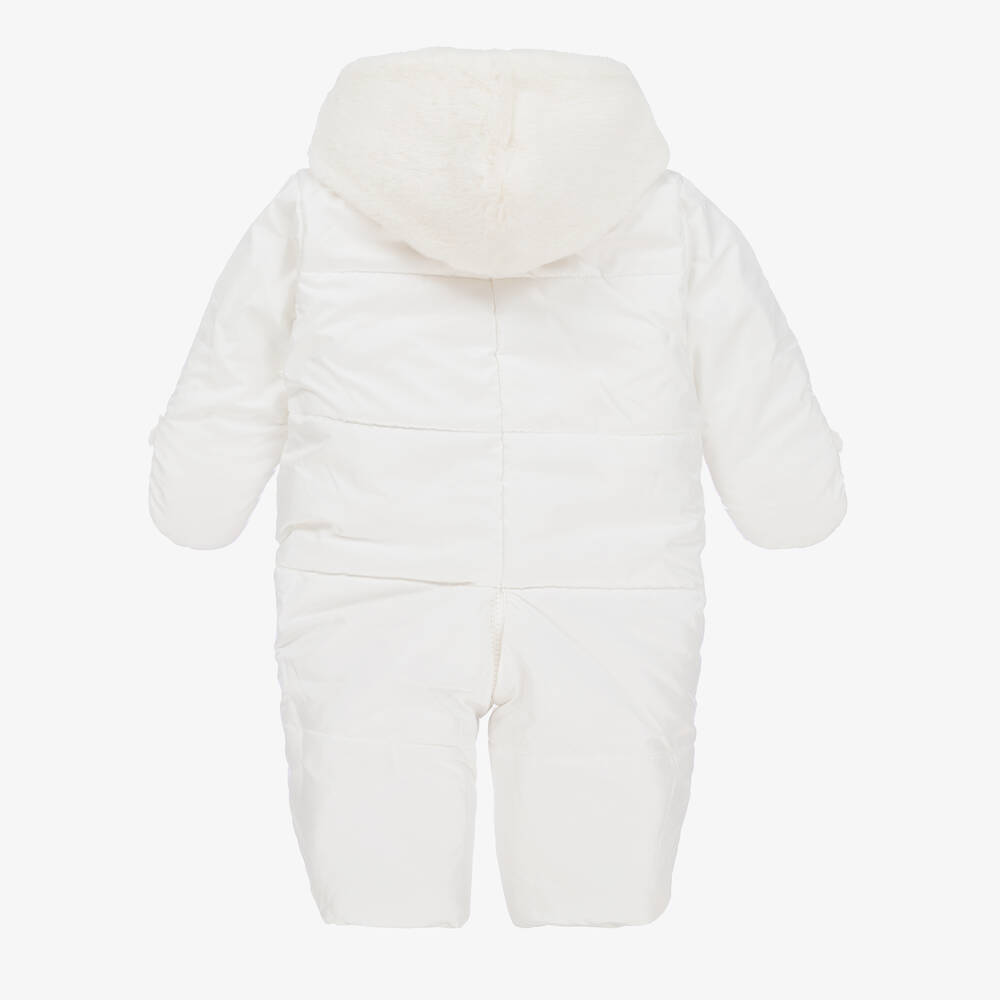 لابين هاوس-أوفرول شتوي تاكتيل بوجهين لون عاجي للمولودات | Childrensalon Outlet