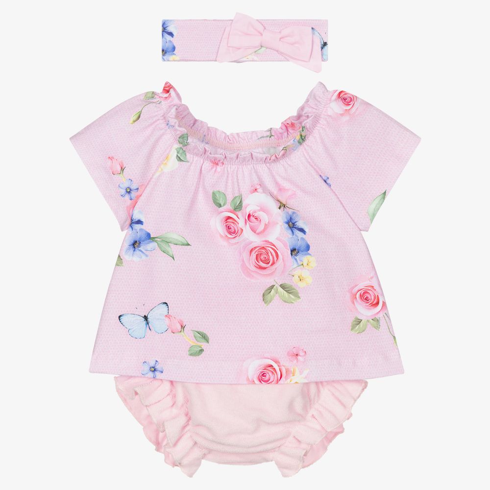 Lapin House - Комплект с розовыми шортами для малышек  | Childrensalon