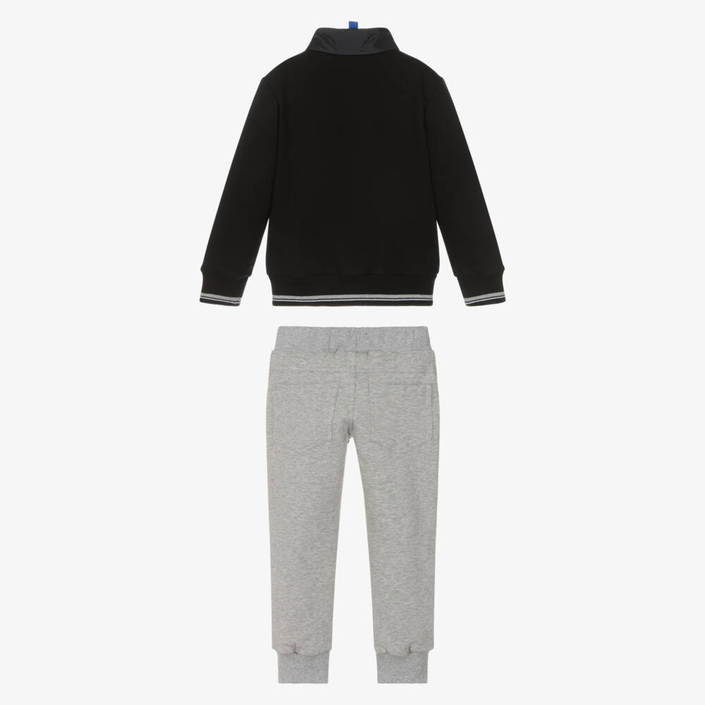 Lapin House-Black & Grey Tracksuit | Childrensalon Outlet