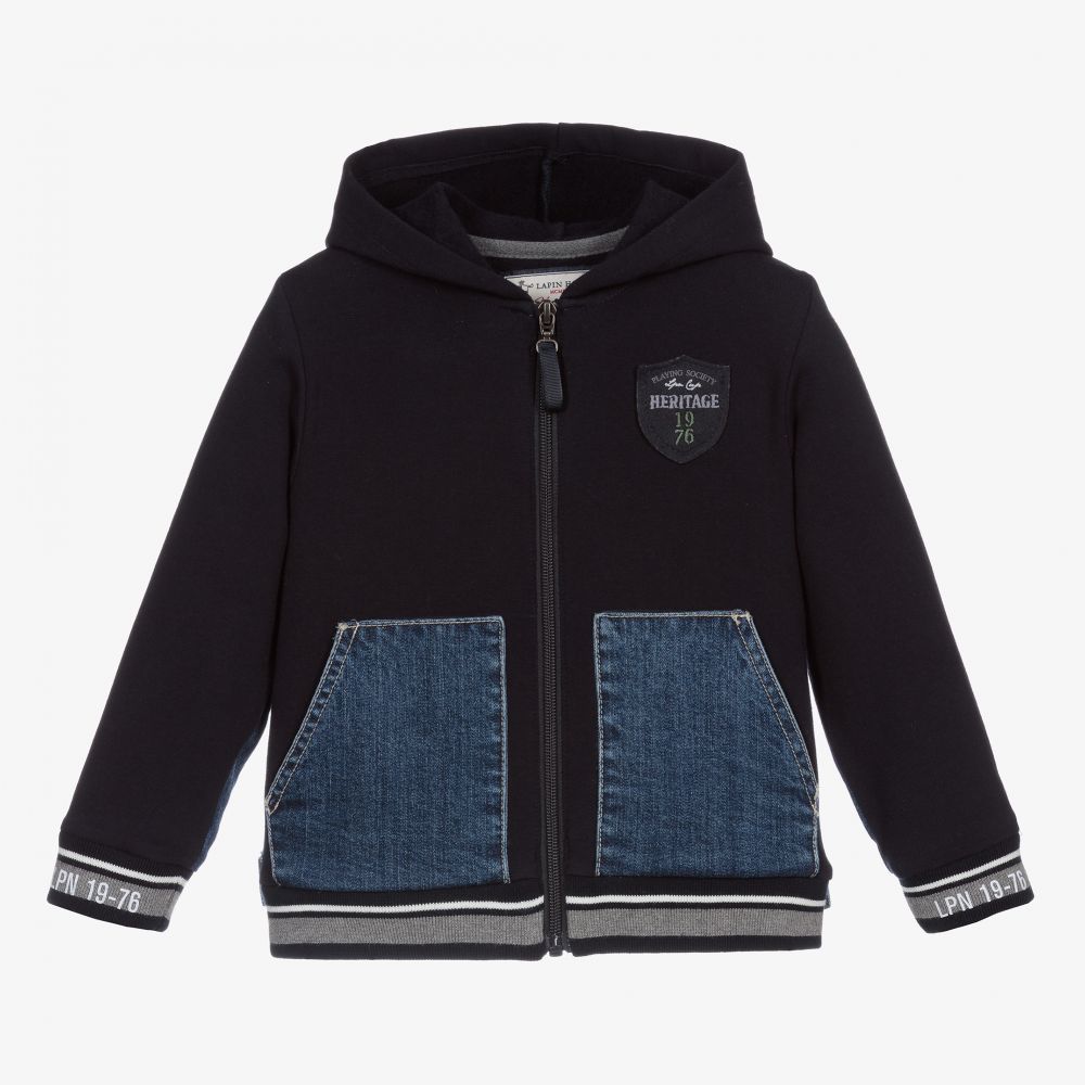 Denim and jersey jacket clearance