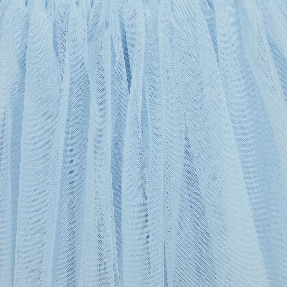 لابين هاوس-فستان و بلوز قطن جيرسي و تول لون أزرق | Childrensalon Outlet