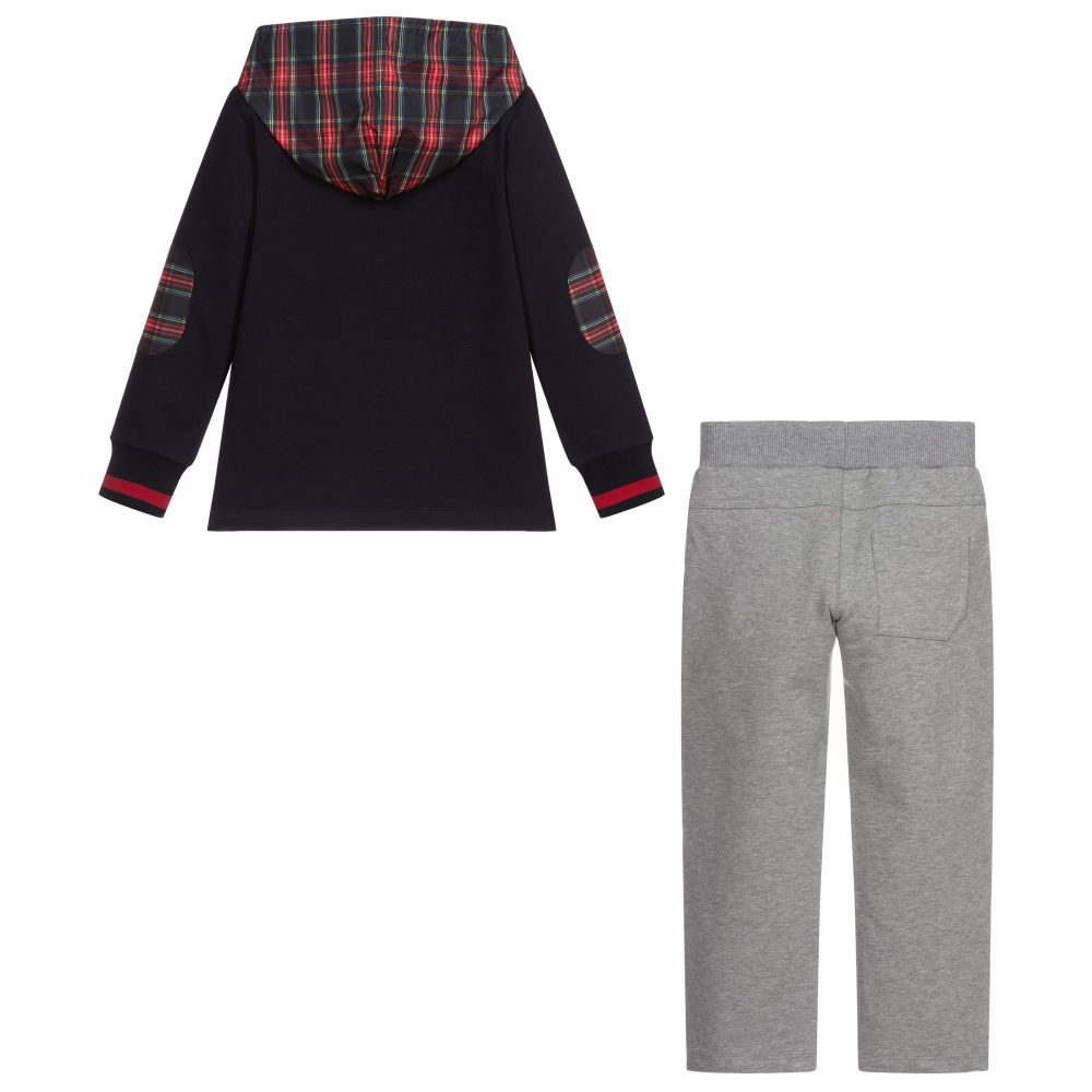 Lapin House-Серо-голубой спортивный костюм из хлопка | Childrensalon Outlet