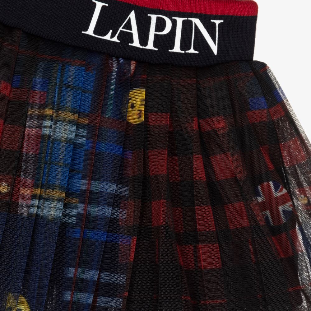 Lapin House-Blue Jersey & Tulle Skirt Set | Childrensalon Outlet