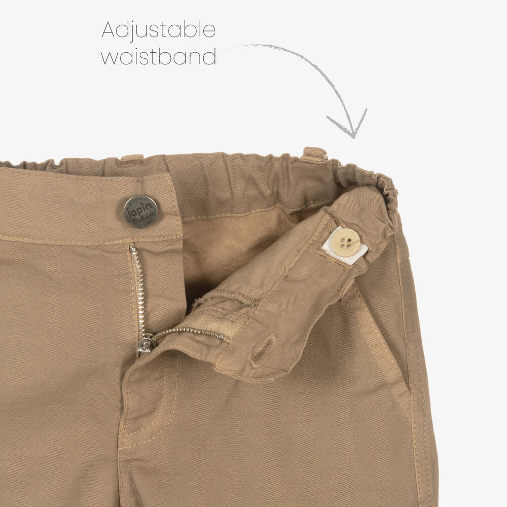 Lapin House-Бежевые хлопковые брюки чинос для мальчиков | Childrensalon Outlet