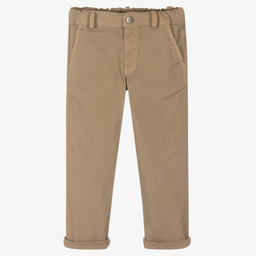 Lapin House-Бежевые хлопковые брюки чинос для мальчиков | Childrensalon Outlet