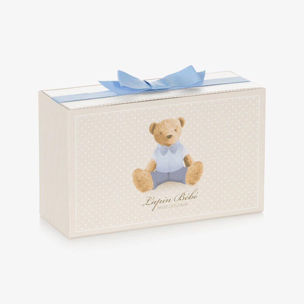 Lapin House-Boys Beige Cotton-Linen Romper | Childrensalon Outlet