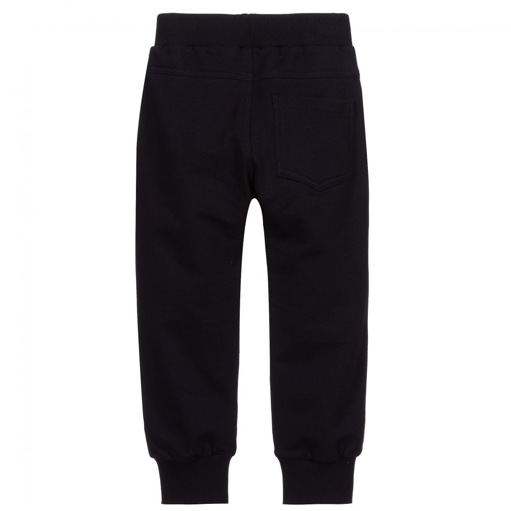Lapin House-Boys Blue Cotton Joggers | Childrensalon Outlet