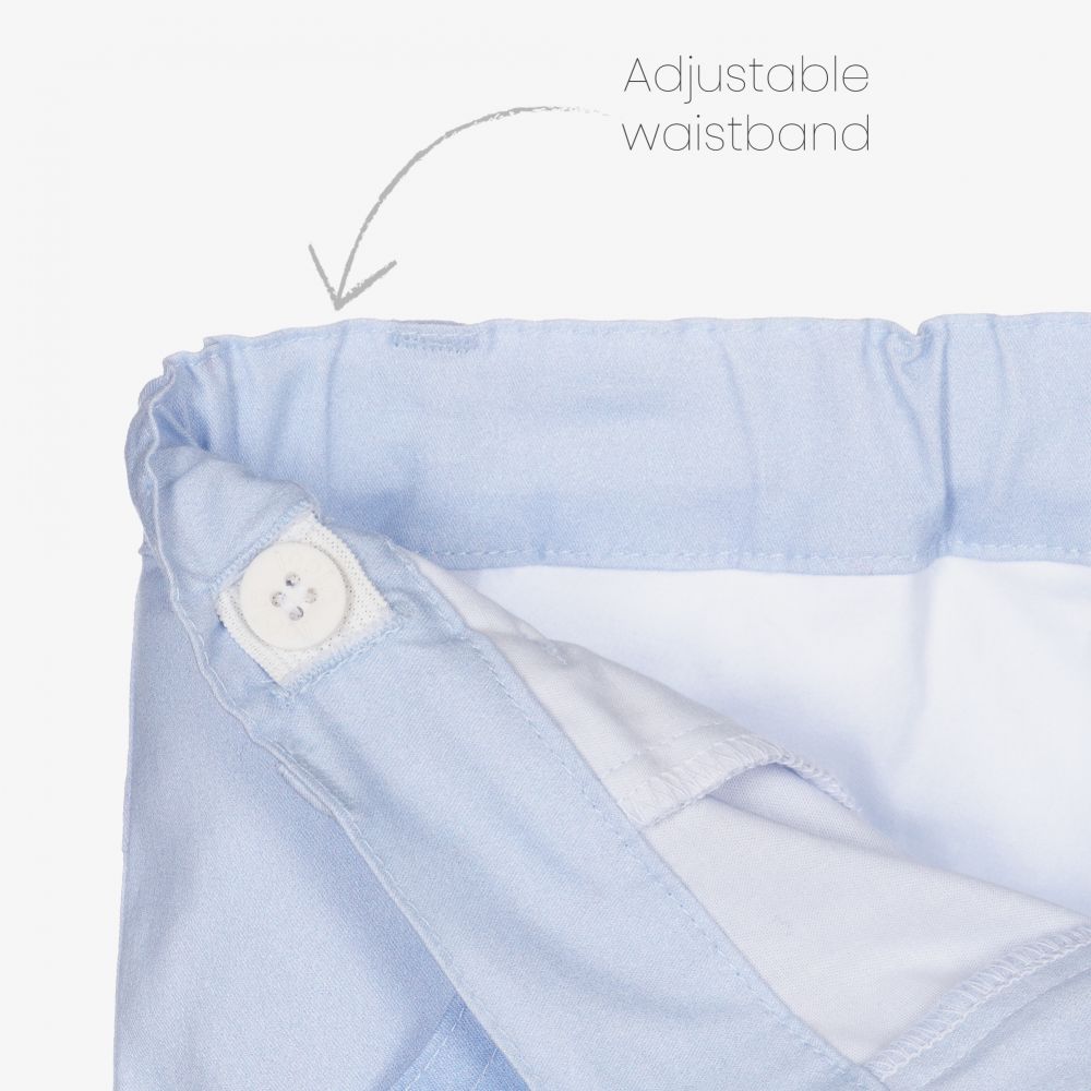 Lapin House-Белый топ и голубые шорты из хлопка для мальчиков | Childrensalon Outlet