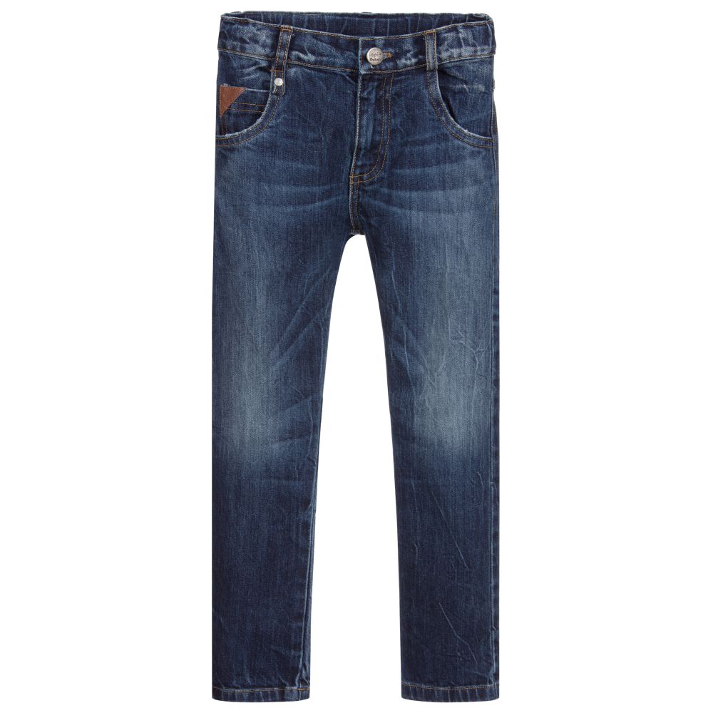 Lapin House-Boys Blue Denim Jeans | Childrensalon Outlet