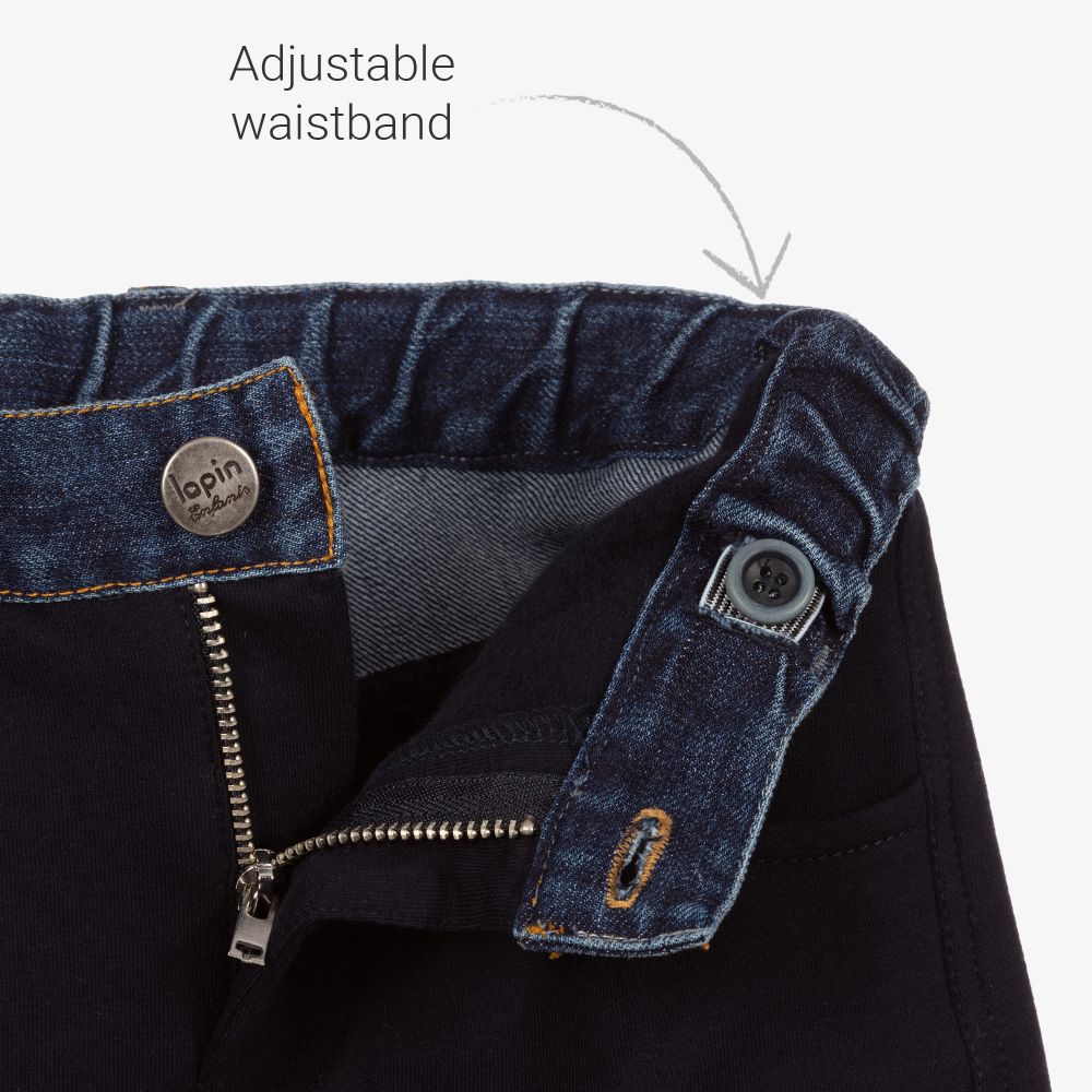 Lapin House-جوغرز قطن جيرسي لون كحلي للأولاد | Childrensalon Outlet