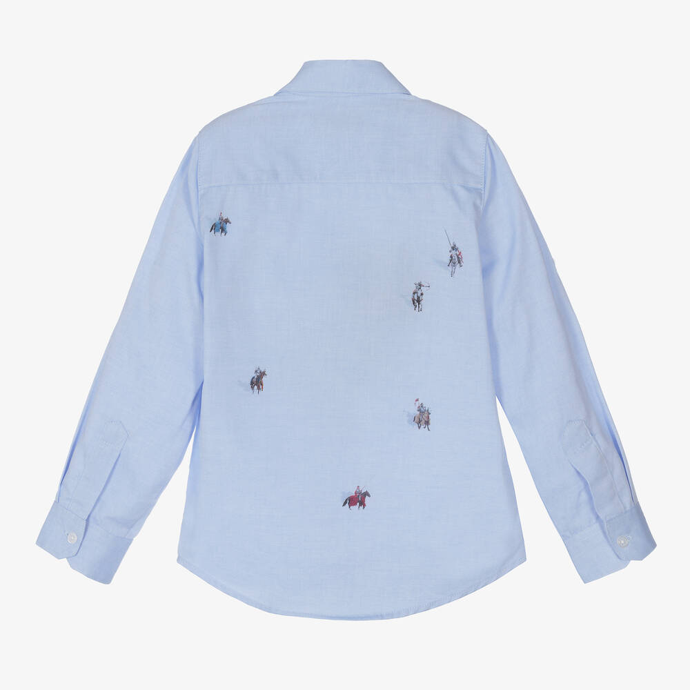 Lapin House-Boys Blue Knights Shirt | Childrensalon Outlet