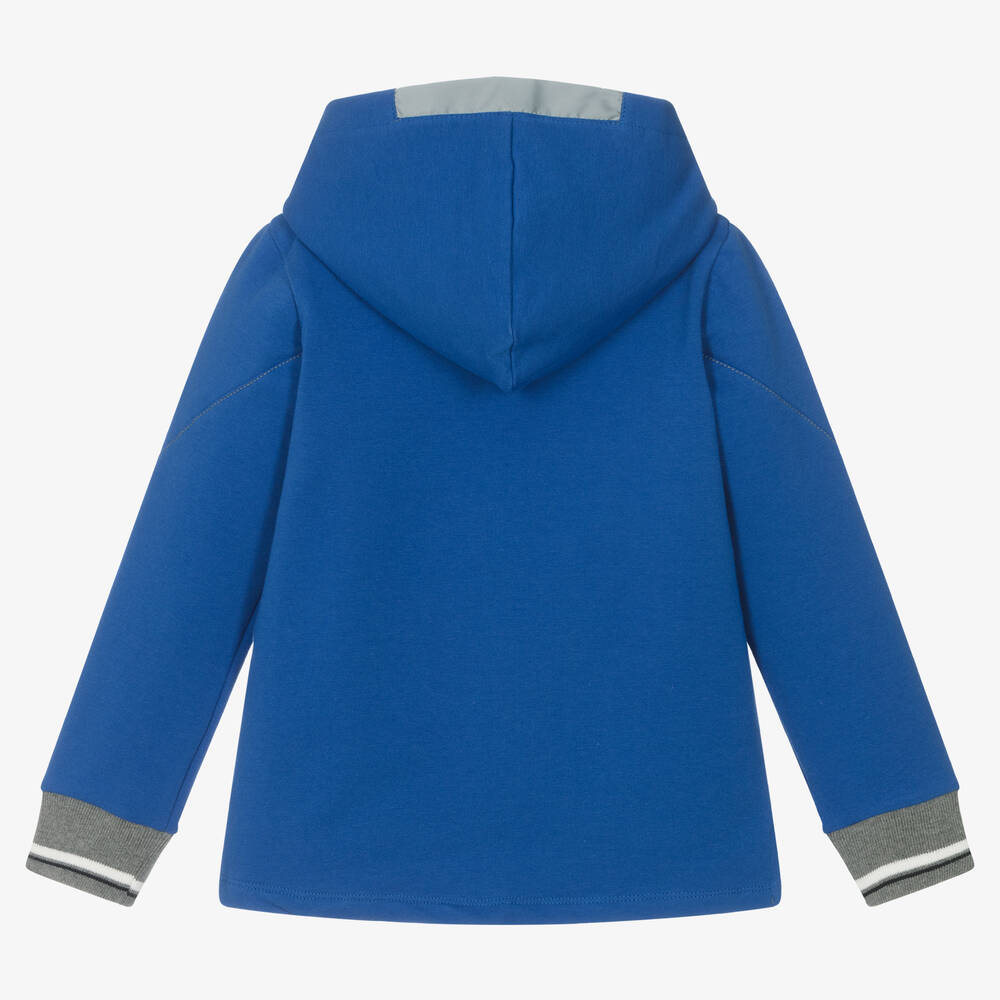 Lapin House-توب هودي قطن جيرسي لون أزرق للأولاد | Childrensalon Outlet
