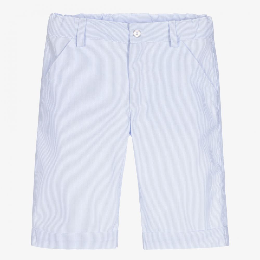 Lapin House - Boys Blue Striped Shorts | Childrensalon