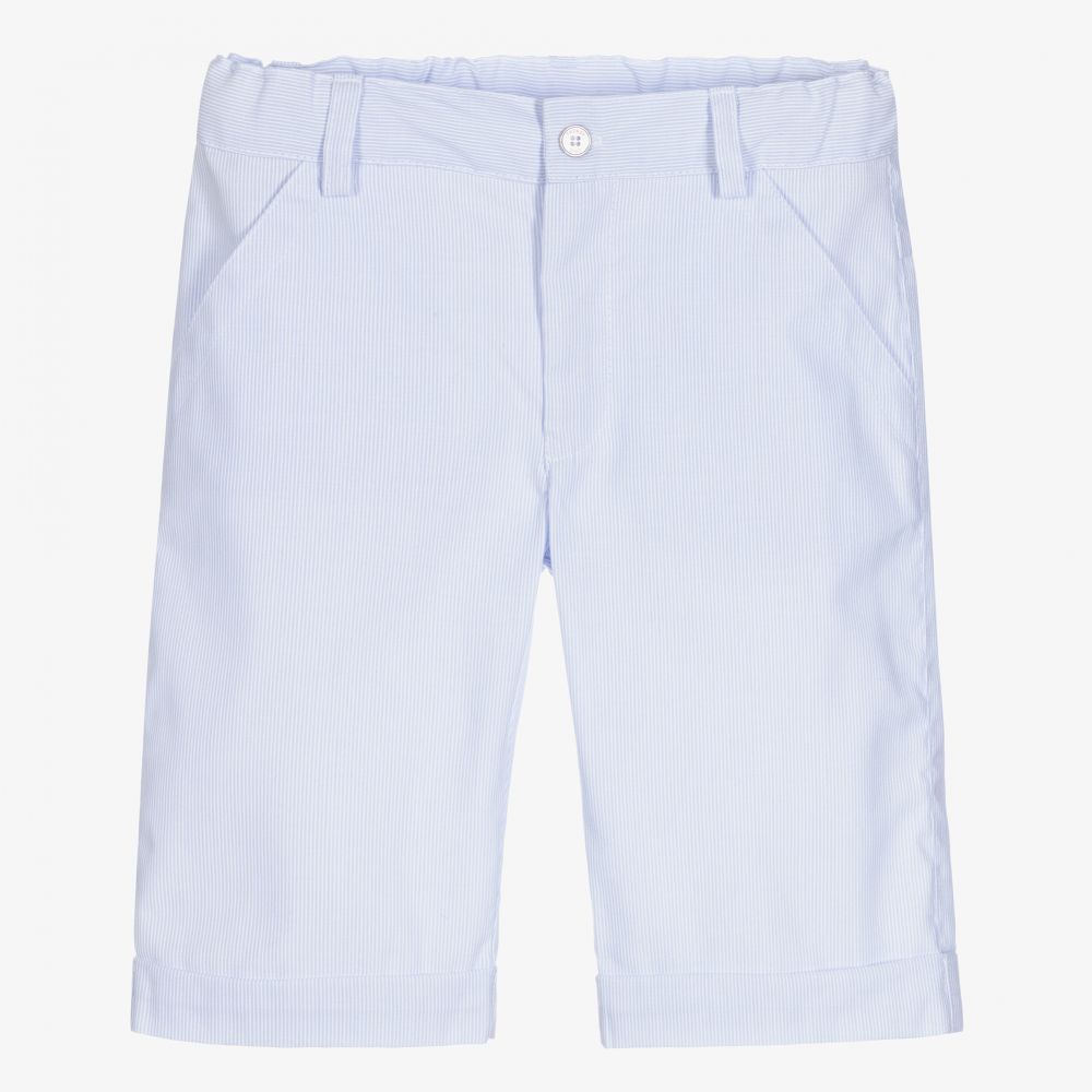 Lapin House - Short rayé bleu Garçon | Childrensalon