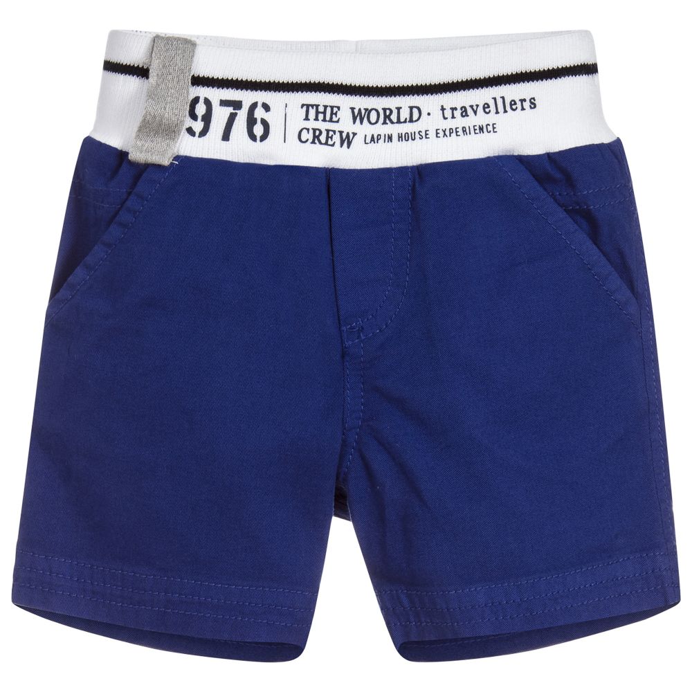 Lapin House - Boys Bright Blue Shorts | Childrensalon