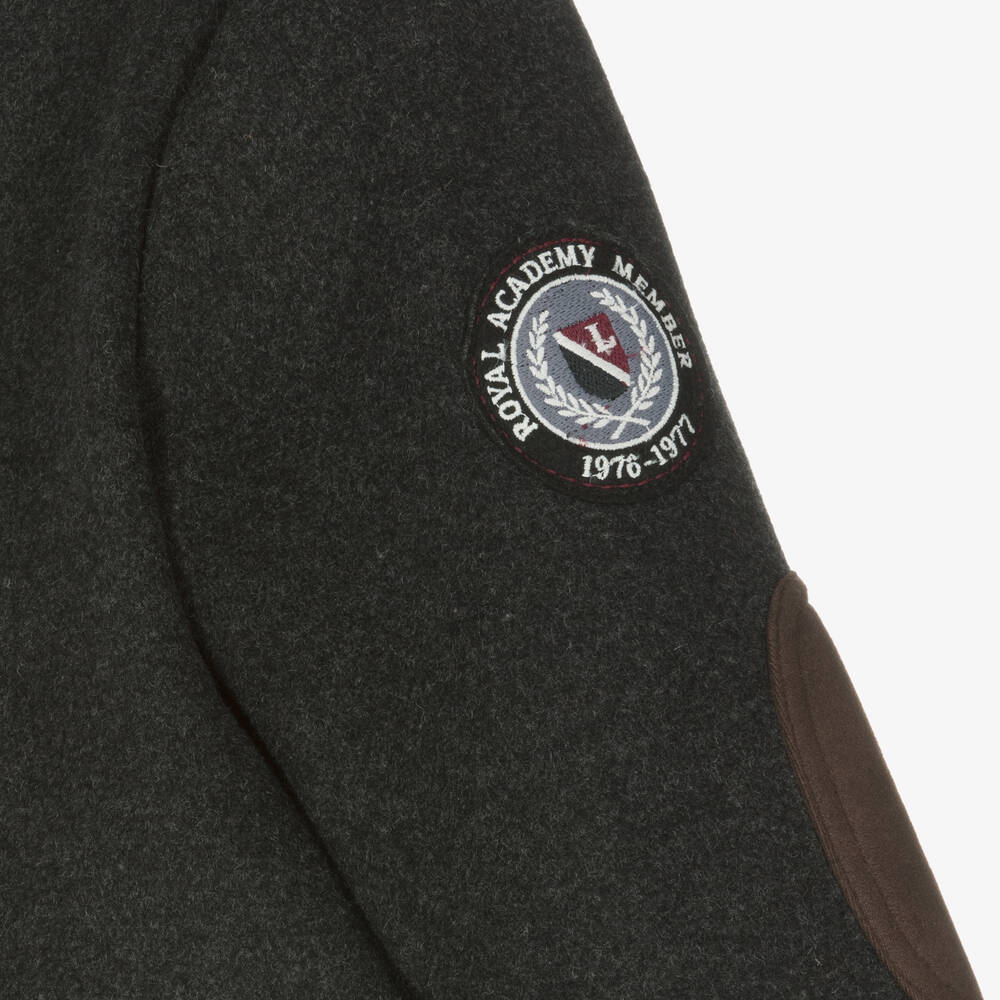 Lapin House-Темно-серый шерстяной дафлкот для мальчиков | Childrensalon Outlet