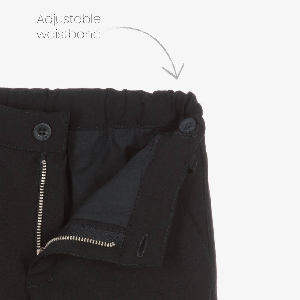 Lapin House-Boys Classic Navy Cotton Trousers | Childrensalon Outlet