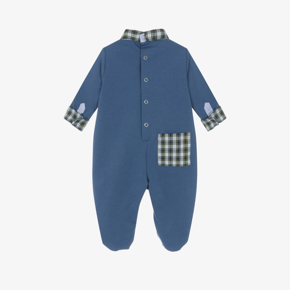 Lapin House-Boys Cotton Dog Print Playsuit | Childrensalon Outlet