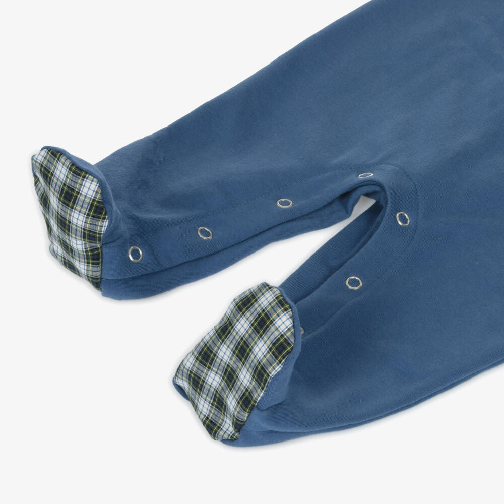 Lapin House-Boys Cotton Dog Print Playsuit | Childrensalon Outlet