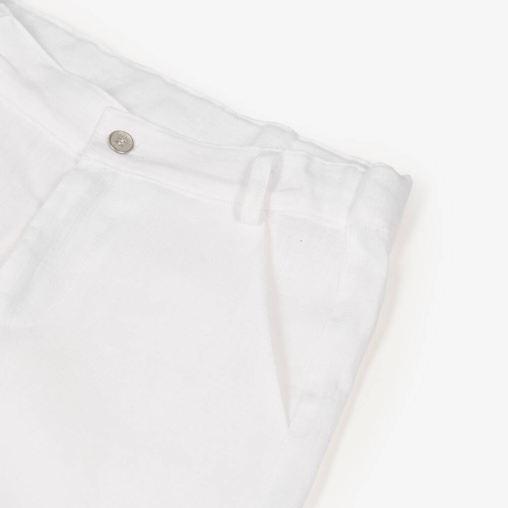 Lapin House-بنطلون كتان نقي بحزام للأولاد | Childrensalon Outlet