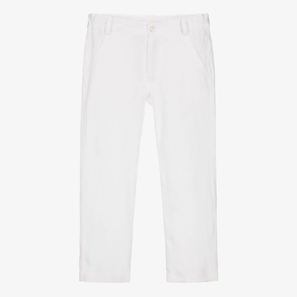 Lapin House-بنطلون كتان نقي بحزام للأولاد | Childrensalon Outlet