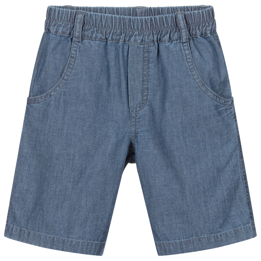 Lapin House-Boys Green & Blue Shorts Set | Childrensalon Outlet