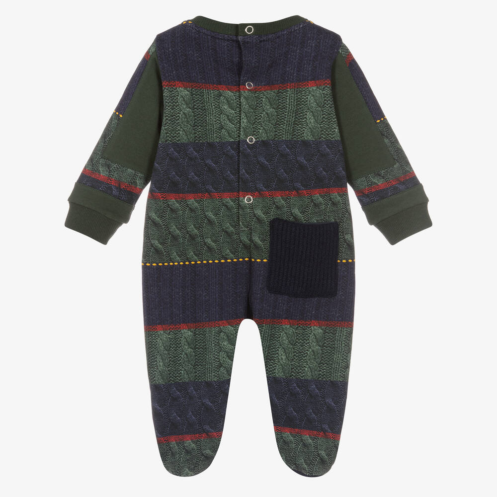 لابين هاوس-بيبي غرو قطن جيرسي لون أخضر للمواليد | Childrensalon Outlet