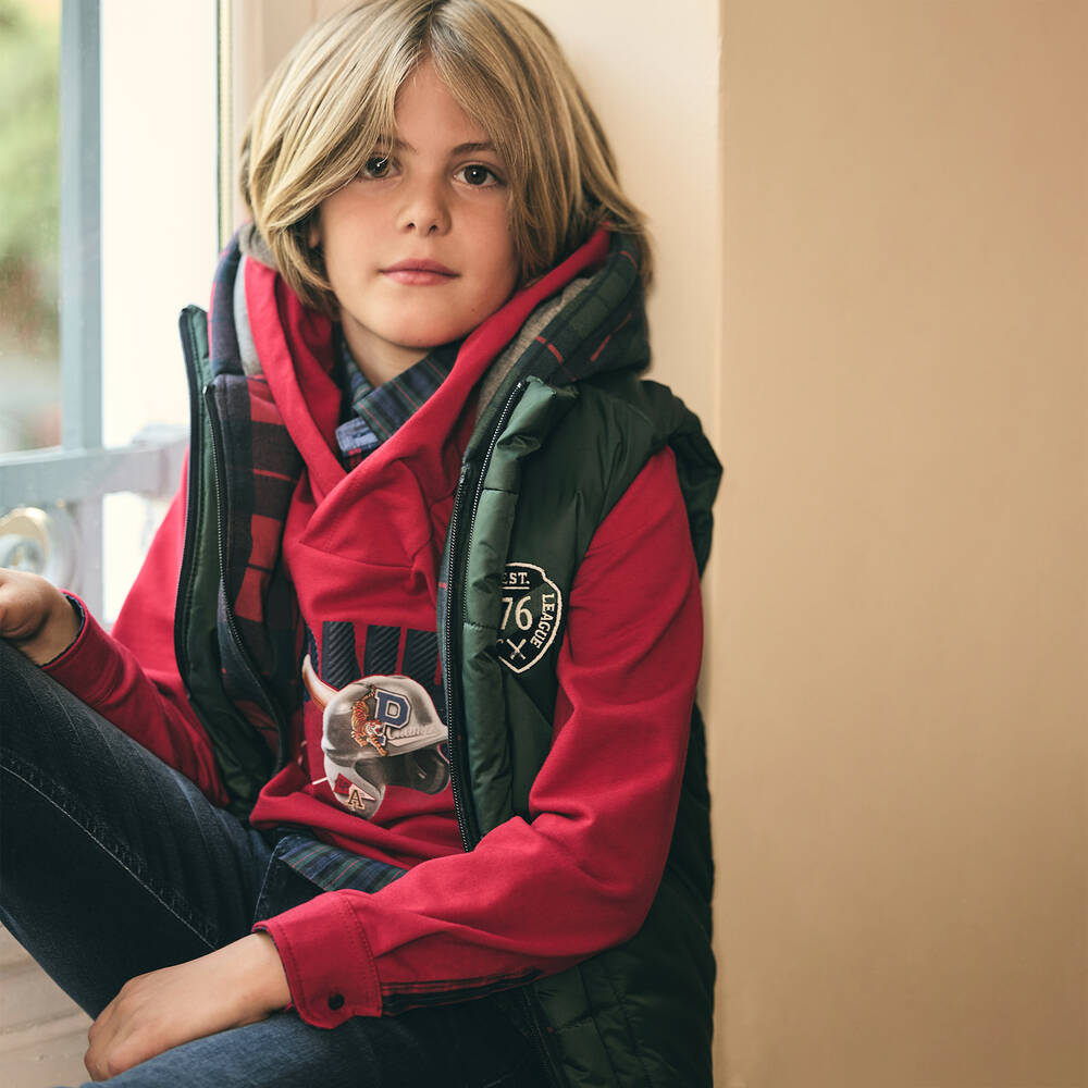Boys hooded gilet new arrivals