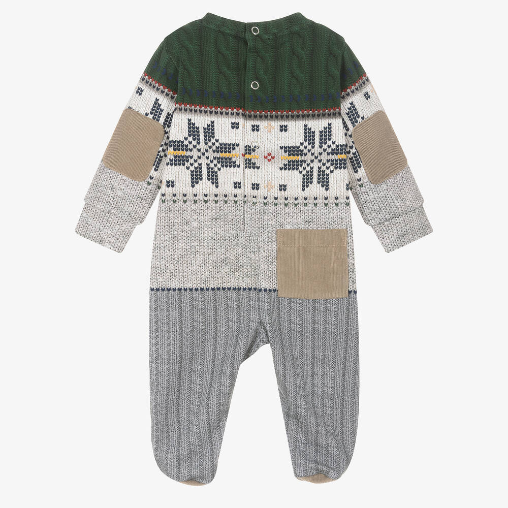 Lapin House-Серый хлопковый комбинезон | Childrensalon Outlet