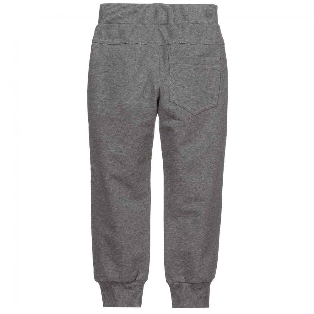 لابين هاوس-Boys Grey Cotton Joggers | Childrensalon Outlet