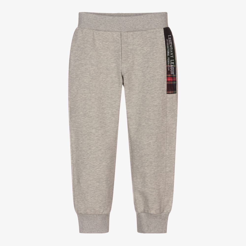 Lapin House - Boys Grey Cotton Joggers | Childrensalon