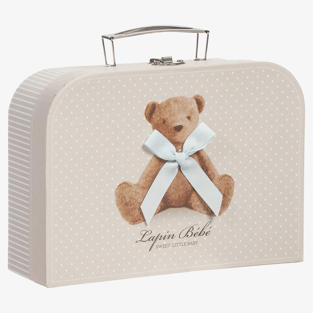 Lapin House-أفرول بيبي غرو مزيج قطن محبوك لون رمادي للمواليد | Childrensalon Outlet