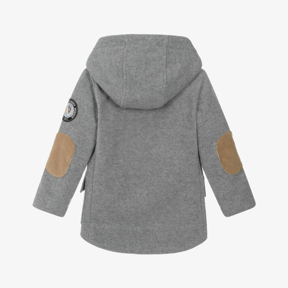 Lapin House-Boys Grey Toggle Coat | Childrensalon Outlet