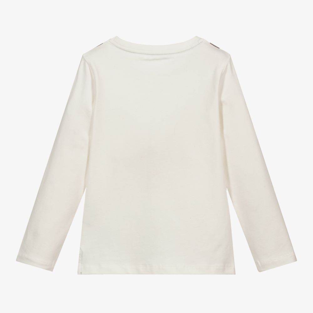 Lapin House- Boys Ivory Cotton Camera Top | Childrensalon Outlet