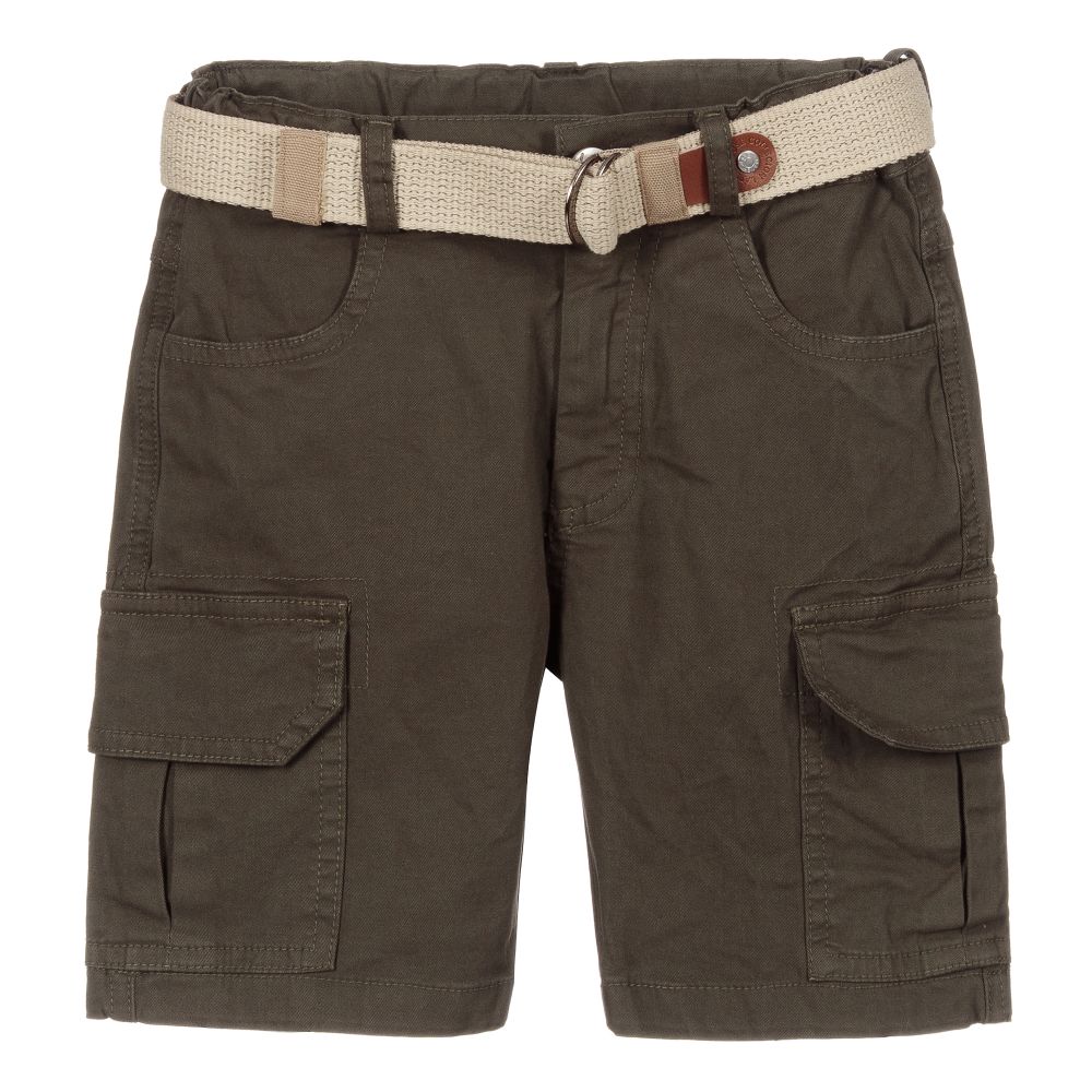 Khaki green sale cargo shorts