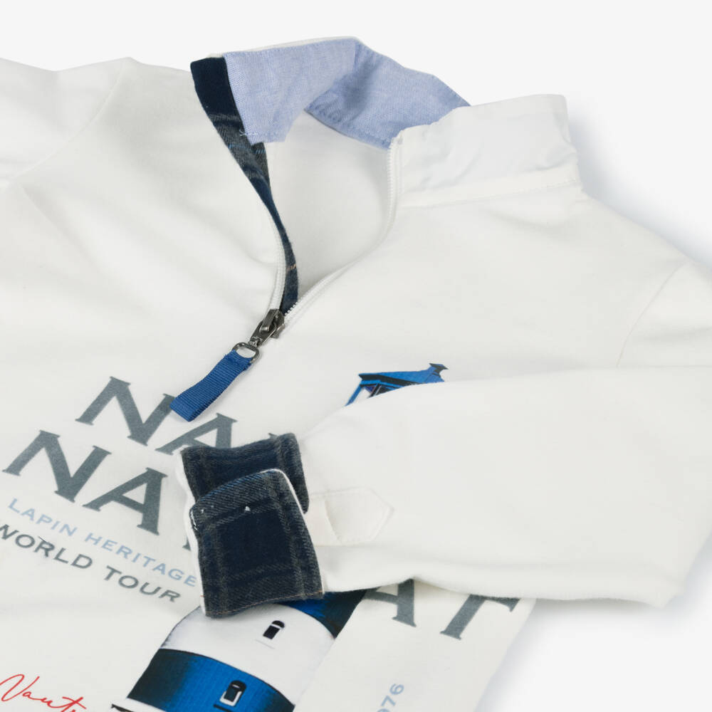 Lapin House-Boys Navy and Ivory Jogger Ensemble | Childrensalon Outlet