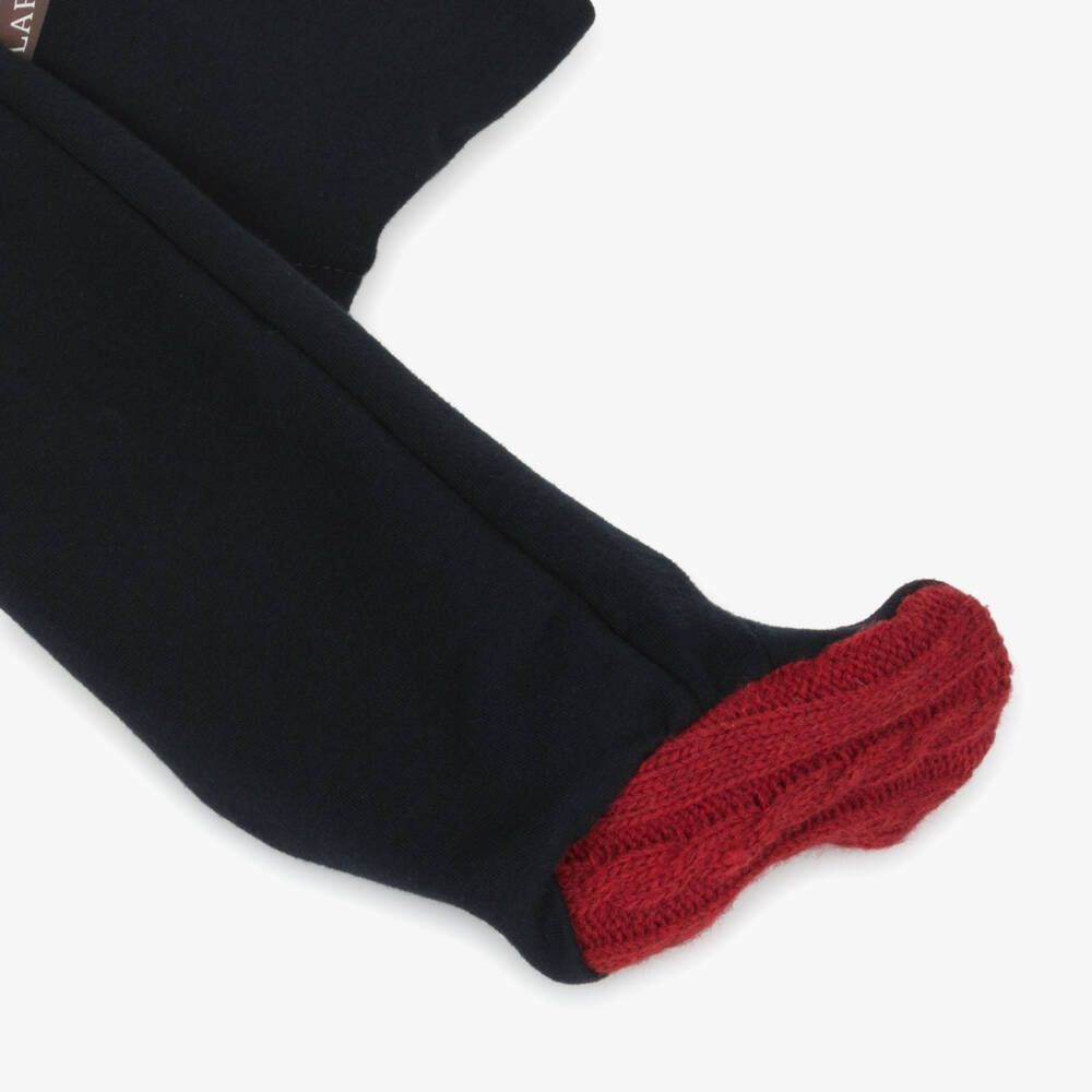 Lapin House-Boys Navy Chipmunk Print Babygrow | Childrensalon Outlet