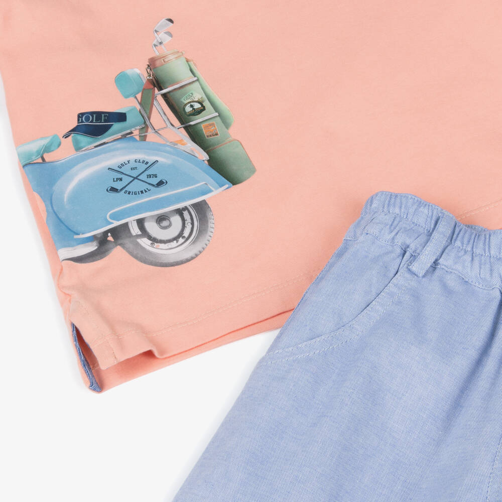 Lapin House-طقم جولف قطني بألوان الباستيل للأولاد | Childrensalon Outlet