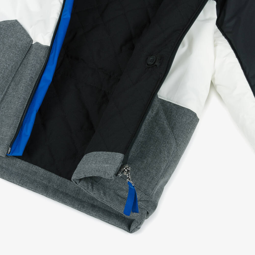 Lapin House-Boys Quilted Black Jacket | Childrensalon Outlet
