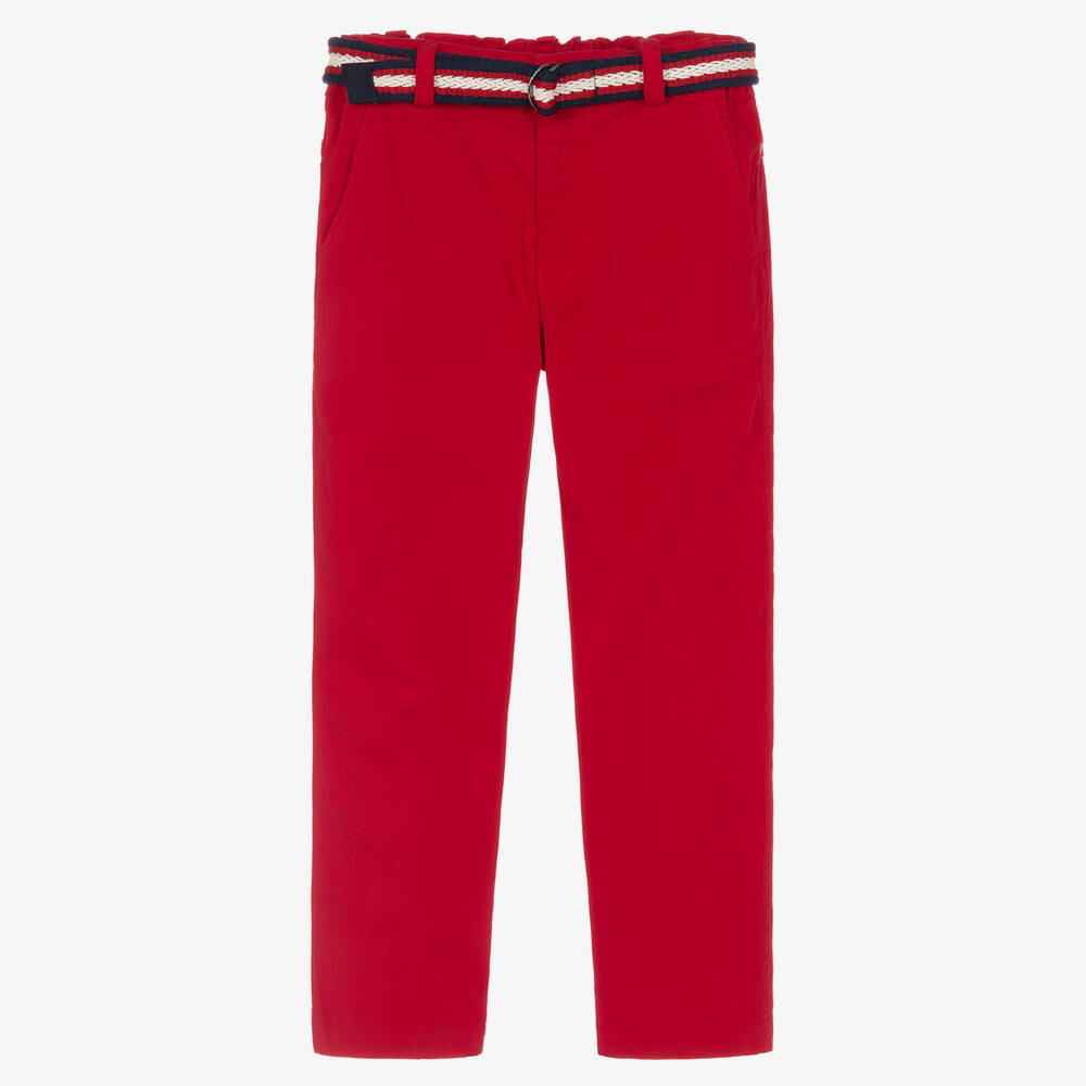 Boys on sale red trousers