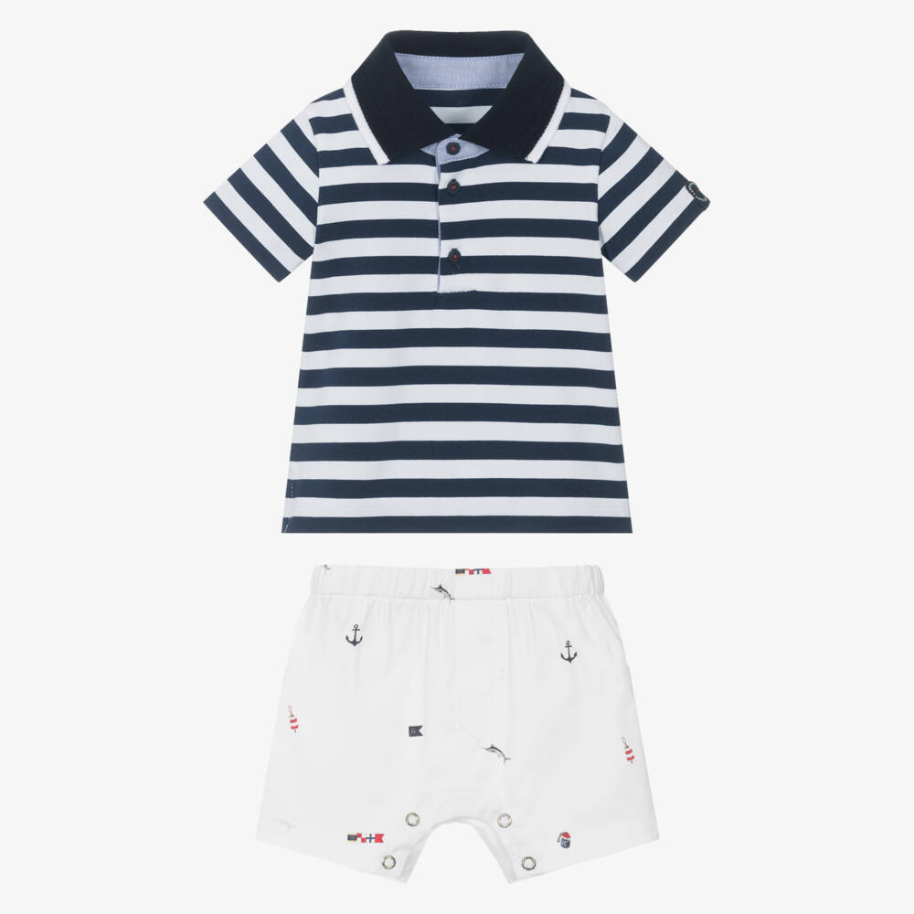 Lapin House-طقم شورت أزرق بحري للأولاد | Childrensalon Outlet