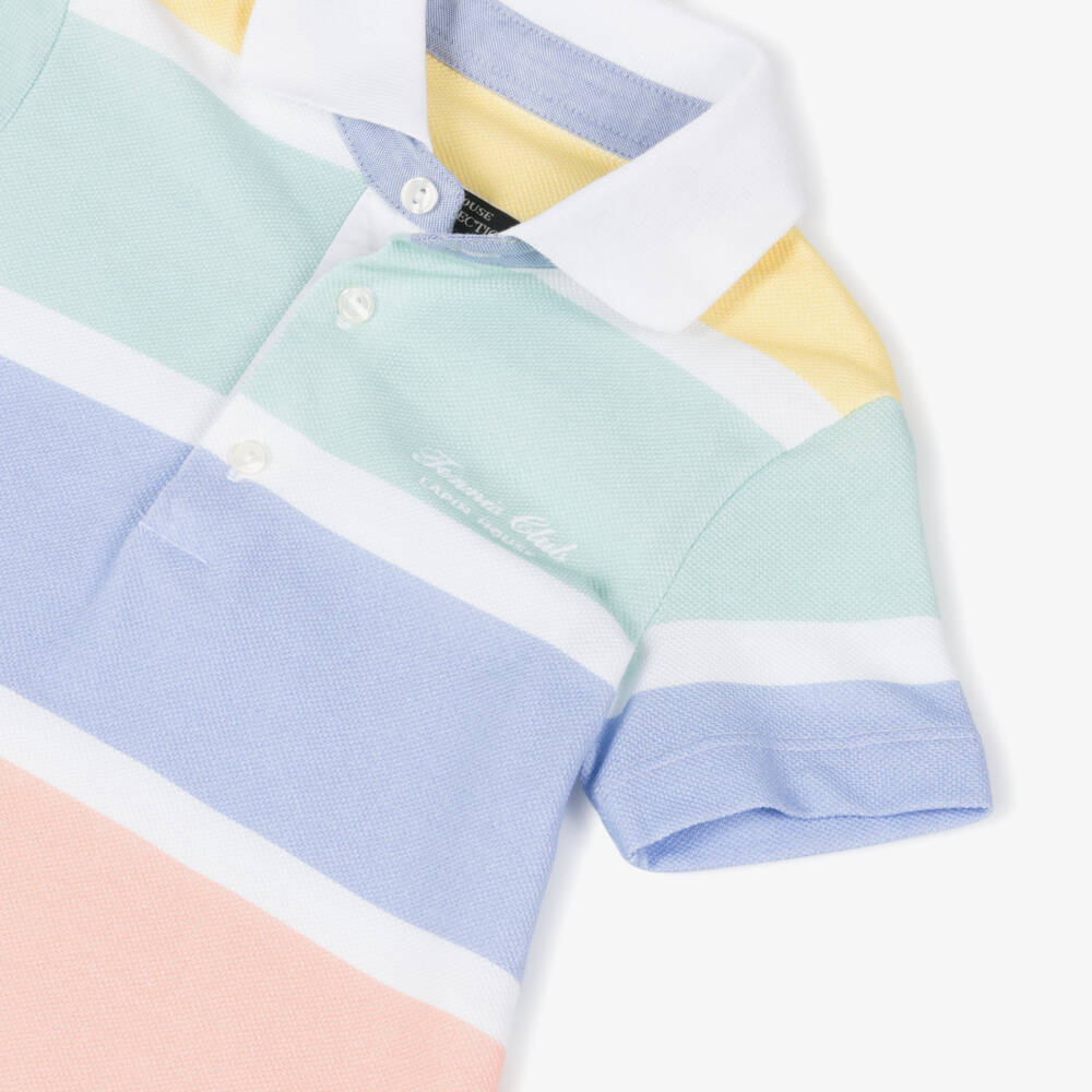 Lapin House-Boys Soft Pastel Polo Top | Childrensalon Outlet