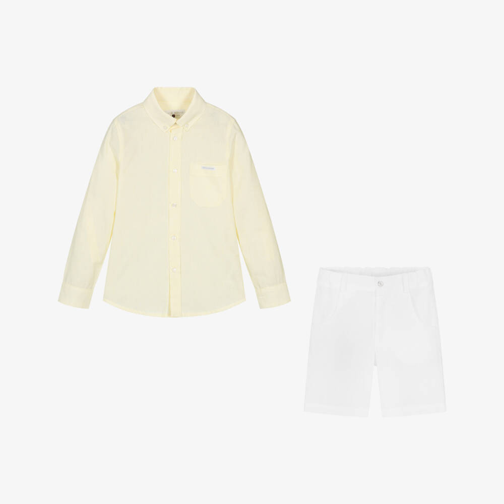 Lapin House-Льняной комплект шорт для мальчиков Солнечный | Childrensalon Outlet