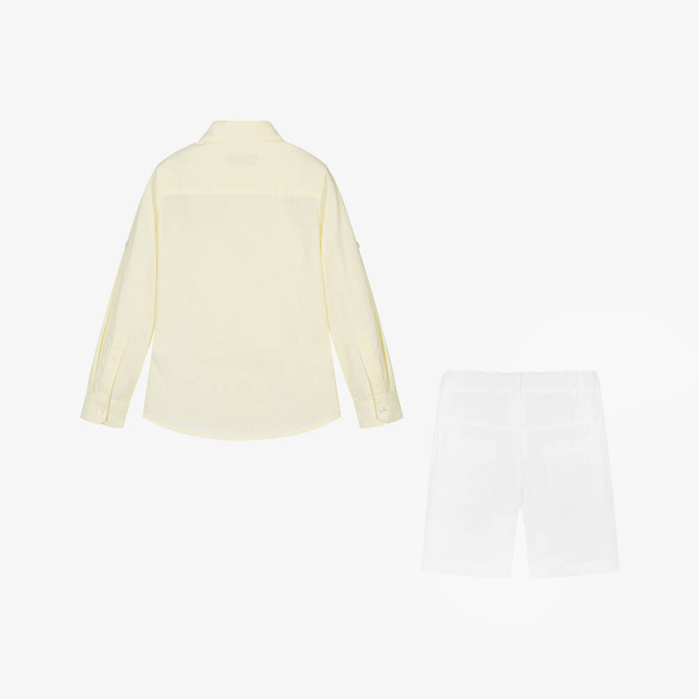 Lapin House-Льняной комплект шорт для мальчиков Солнечный | Childrensalon Outlet