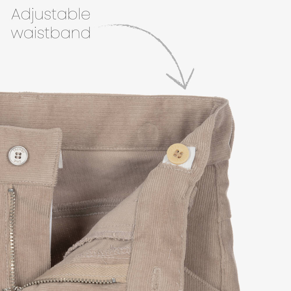 Lapin House-Boys Tan Corduroy Trousers | Childrensalon Outlet