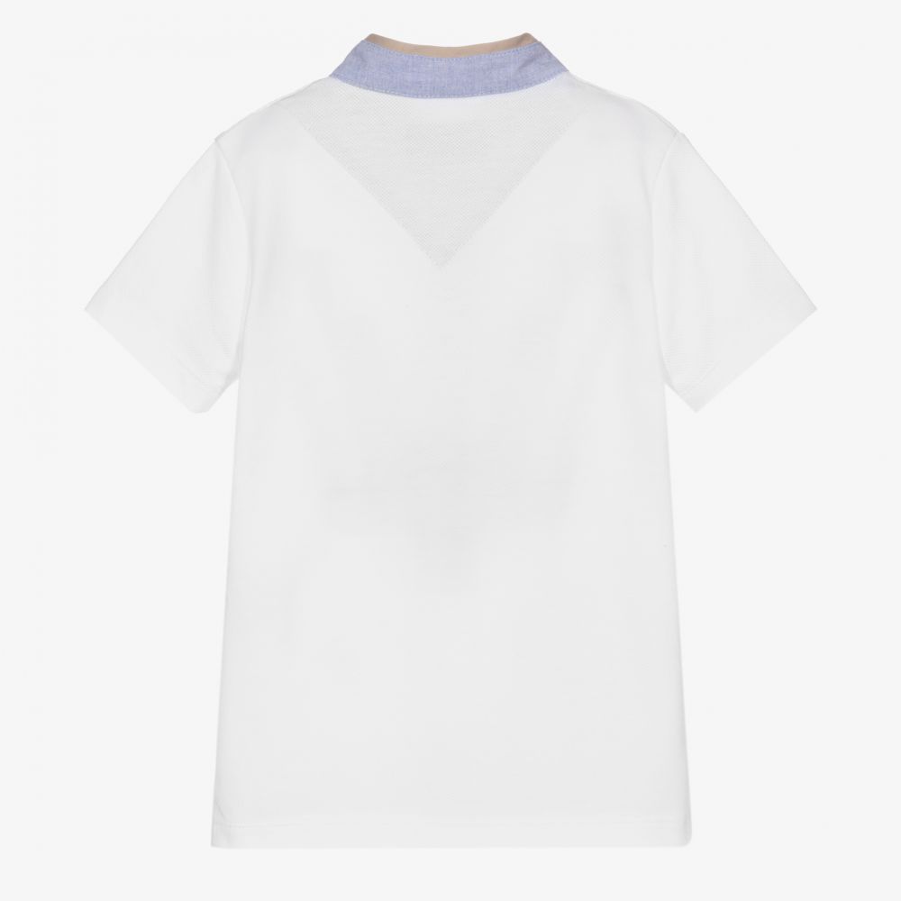 Lapin House Boys White Cotton Top Childrensalon Outlet