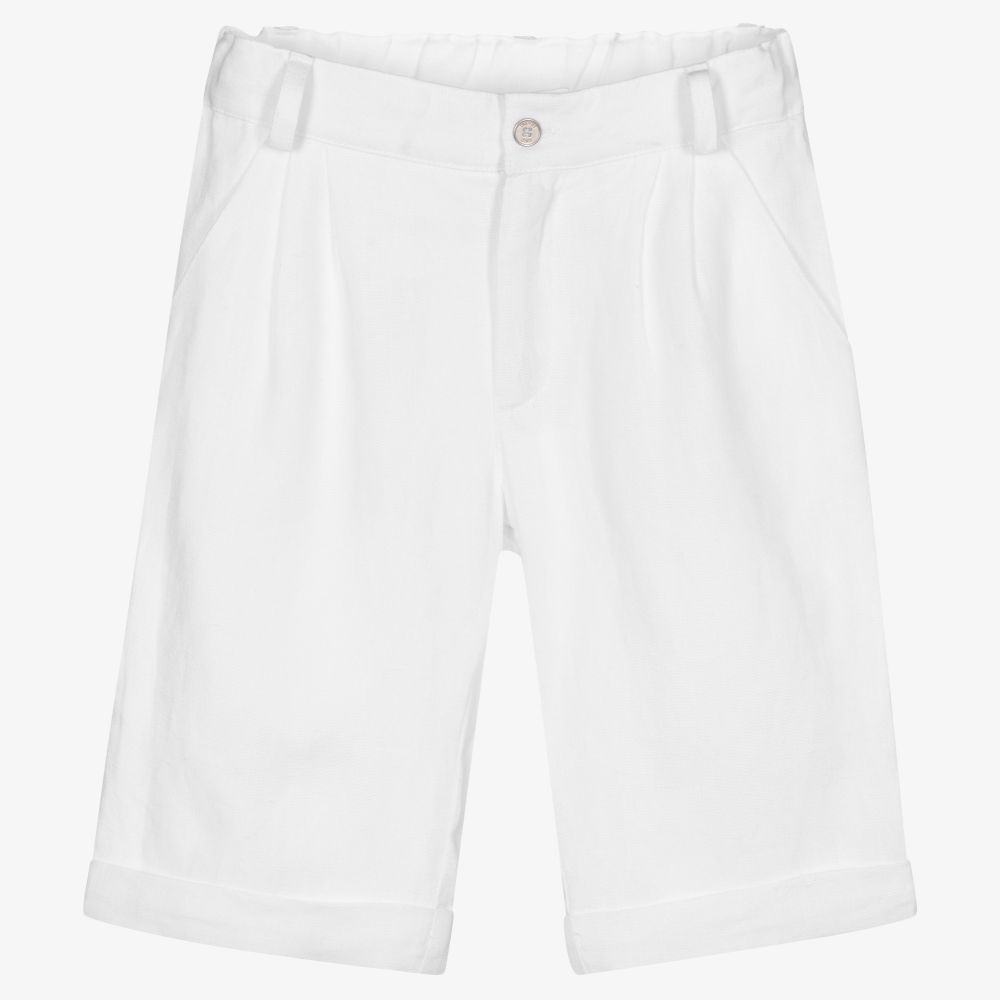 Lapin House-Белые льняные шорты для мальчиков | Childrensalon Outlet