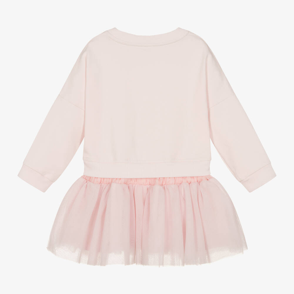 Lapin House-Girls Ballet Print Tulle Dress | Childrensalon Outlet